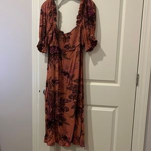 Anthropologie light pink dress